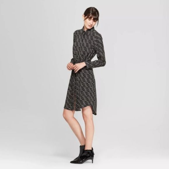Prologue Women's Long Sleeve Collared Shirtdress - Picture 8 of 8